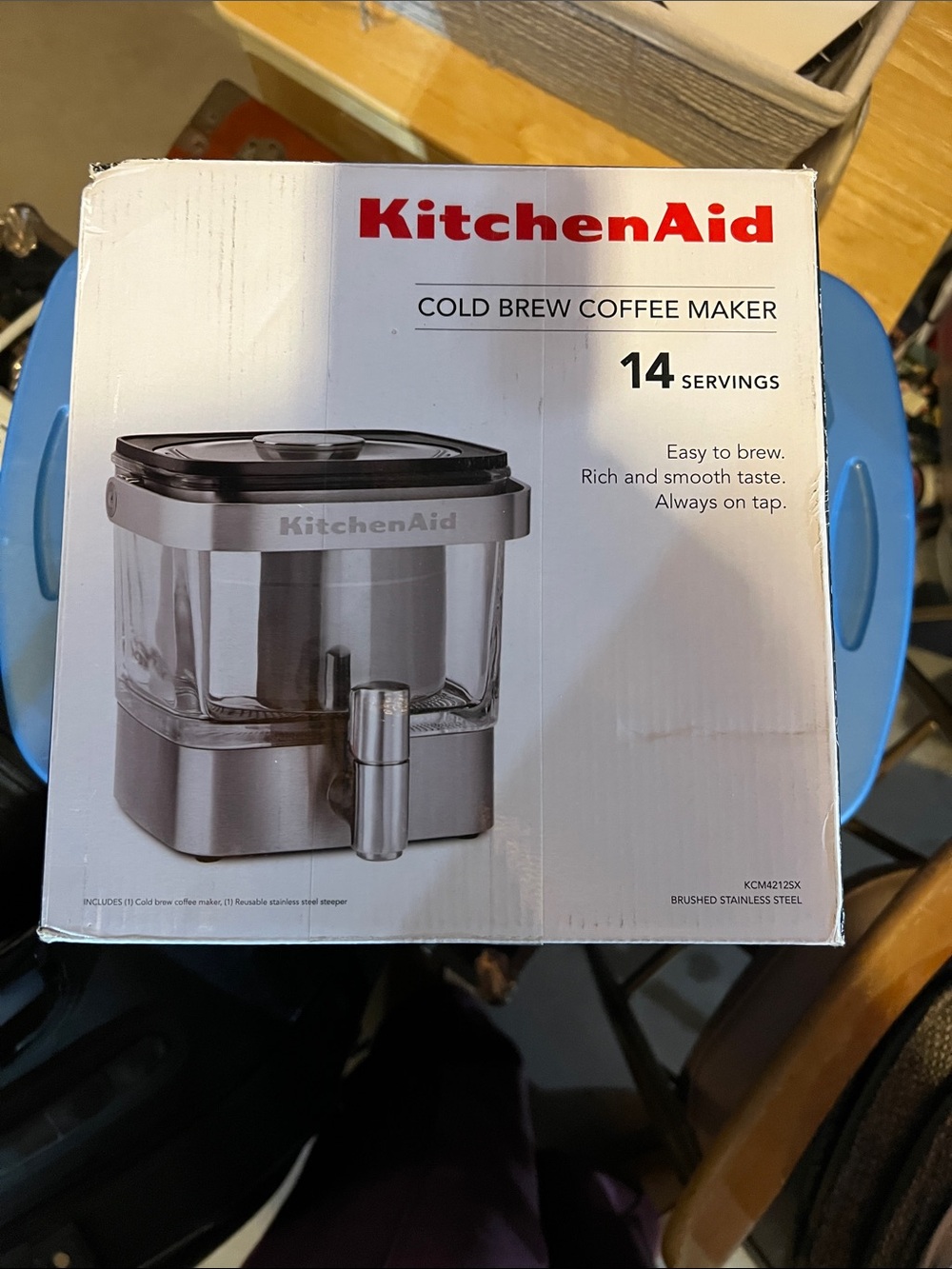 KitchenAid Brushed Stainless Steel Cold Brew Coffee Maker - Silver